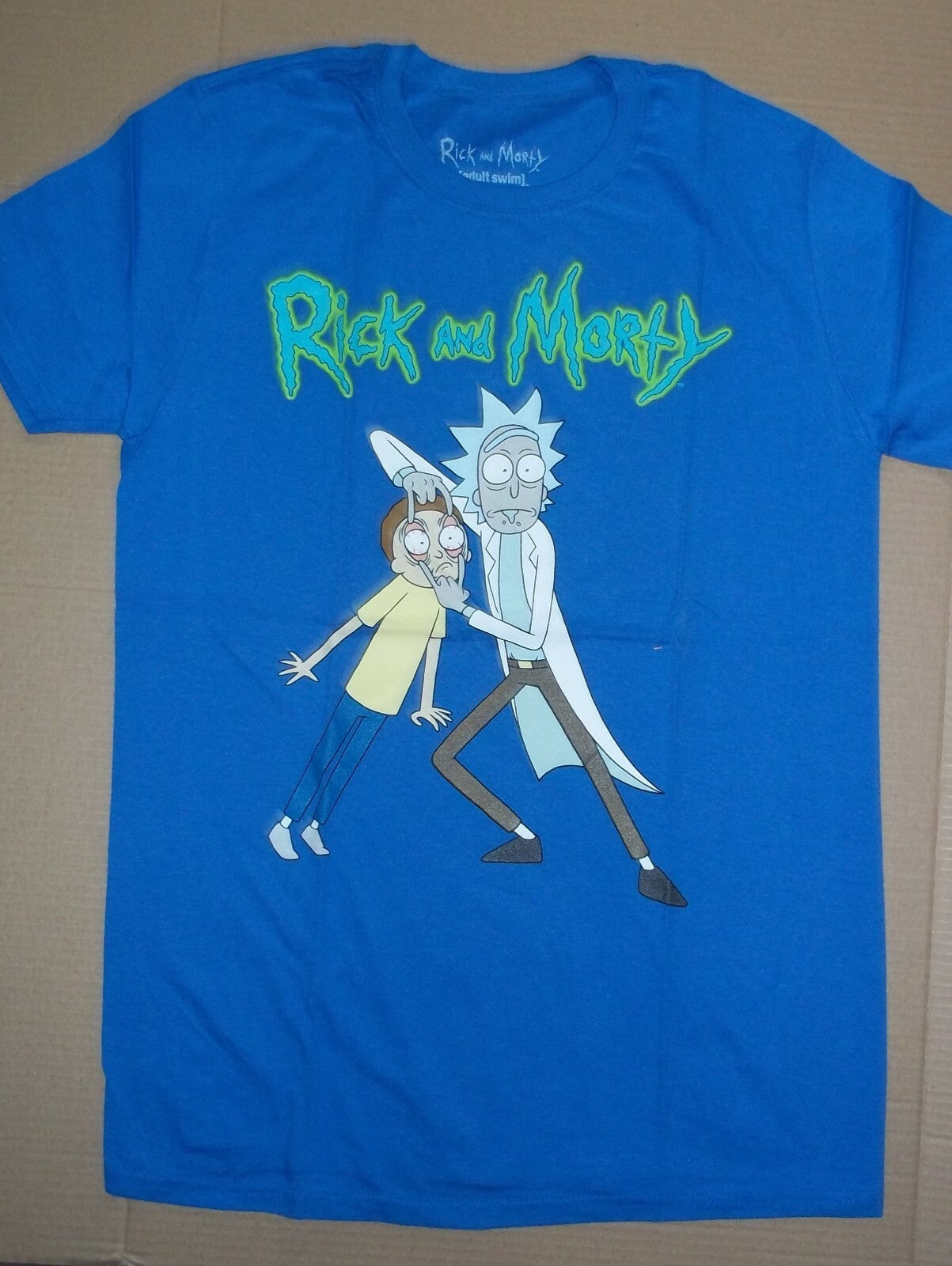 Rick & Morty Eyes Open Men's Unisex T-Shirt - Available Small - 2x -new