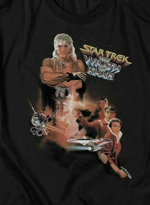 Star Trek: Wrath of Khan Movie Poster Adult Unisex T-Shirt. Available Sm to 5x
