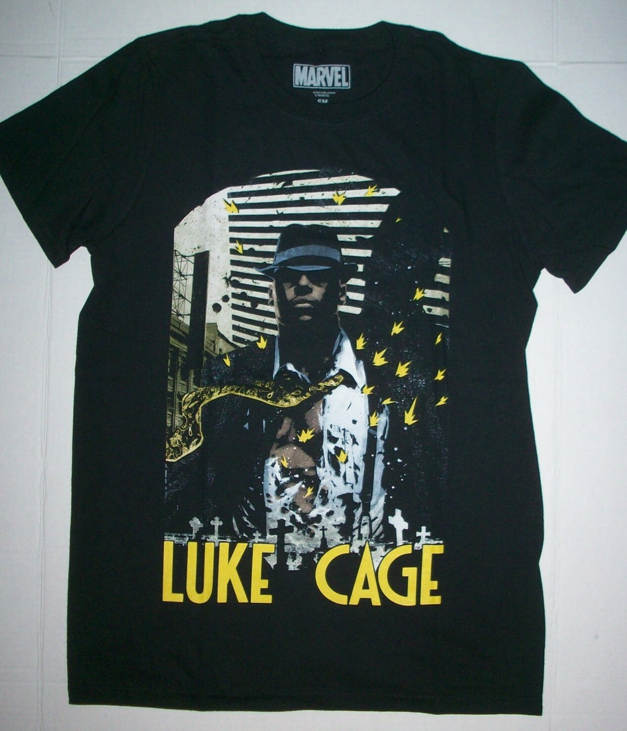 Marvel LUKE CAGE Adult Unisex T-shirt. - Available S & L