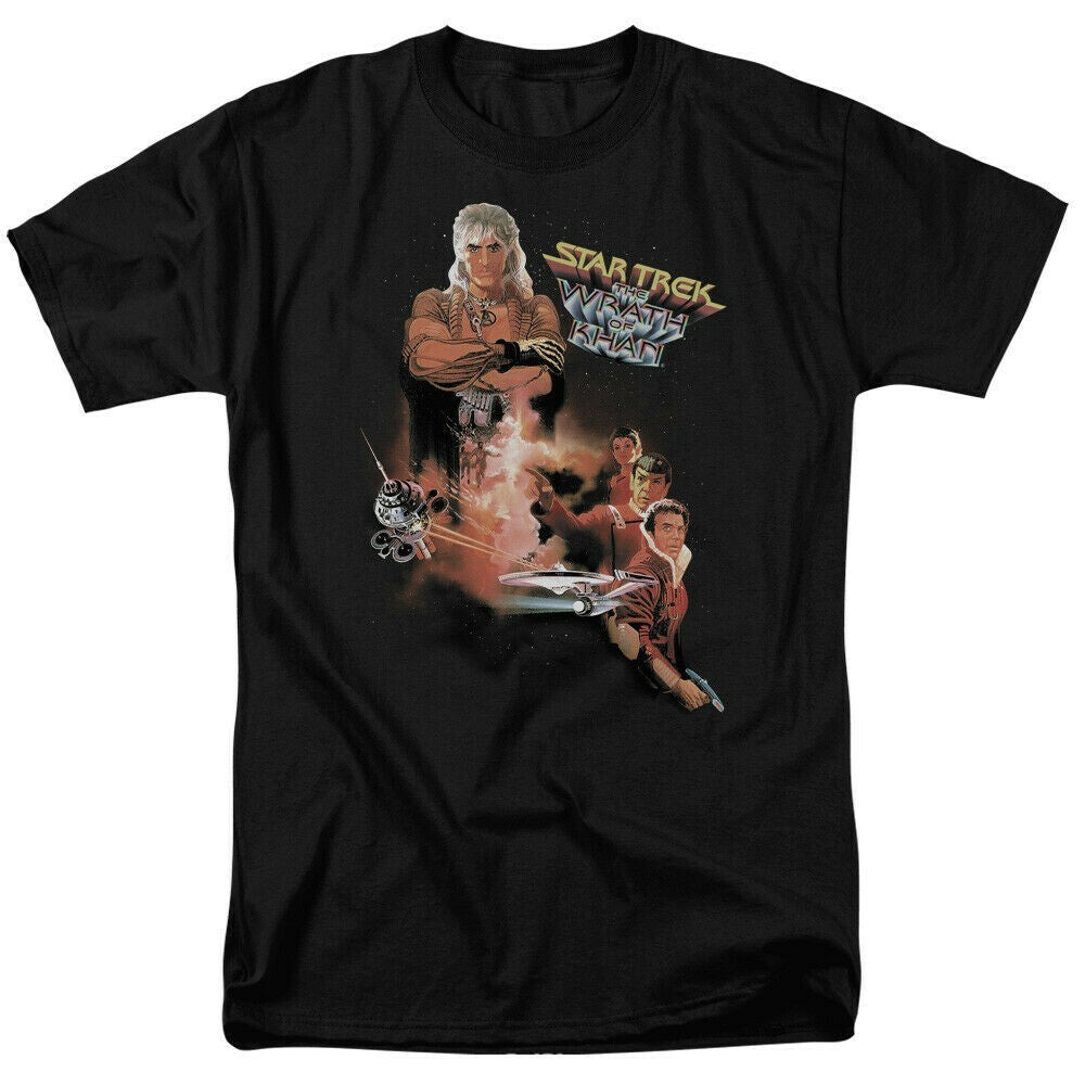 Star Trek: Wrath of Khan Movie Poster Adult Unisex T-Shirt. Available Sm to 5x