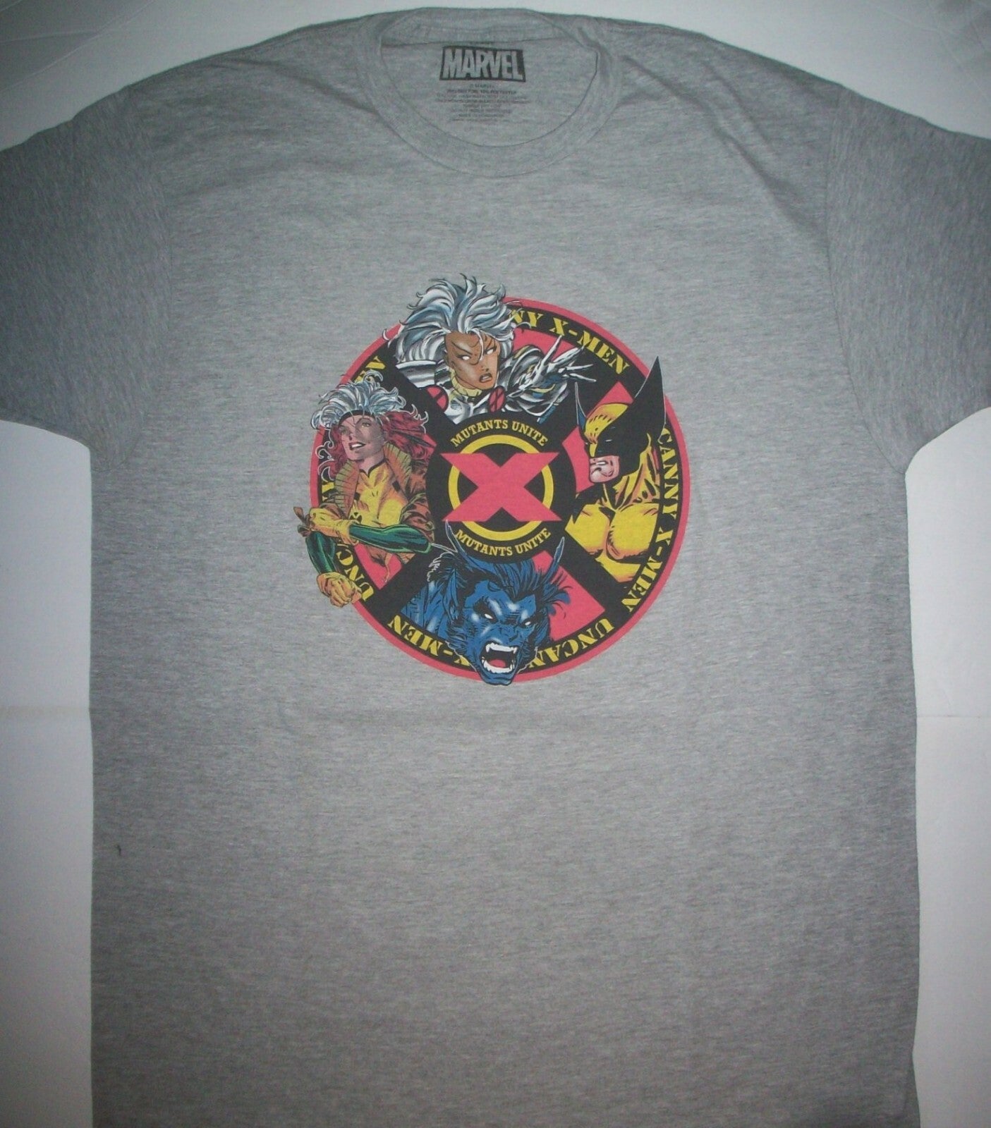 Marvel X-Men "Mutants Unite" Mens  Large Unisex T-Shirt - New