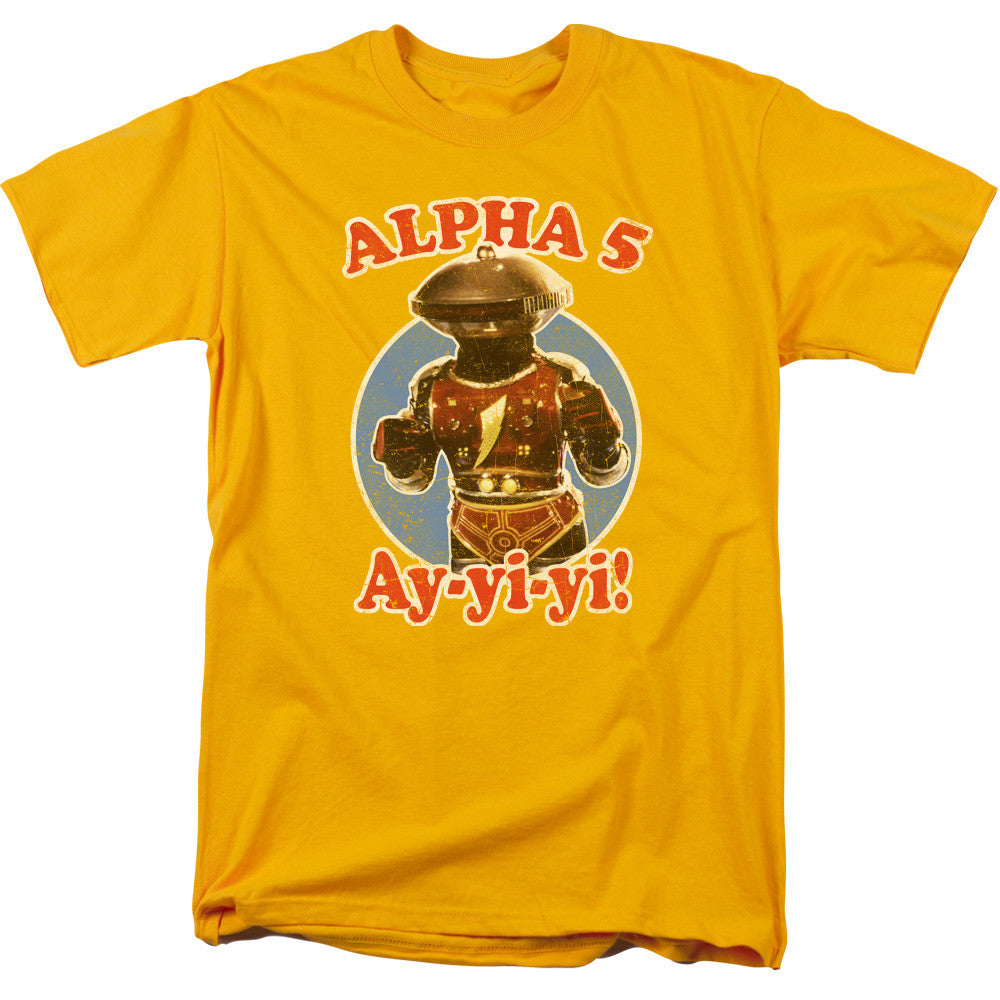 Mighty Morphin Power Rangers, Alpha 5 Mens T-Shirt Available in Sm to 3x