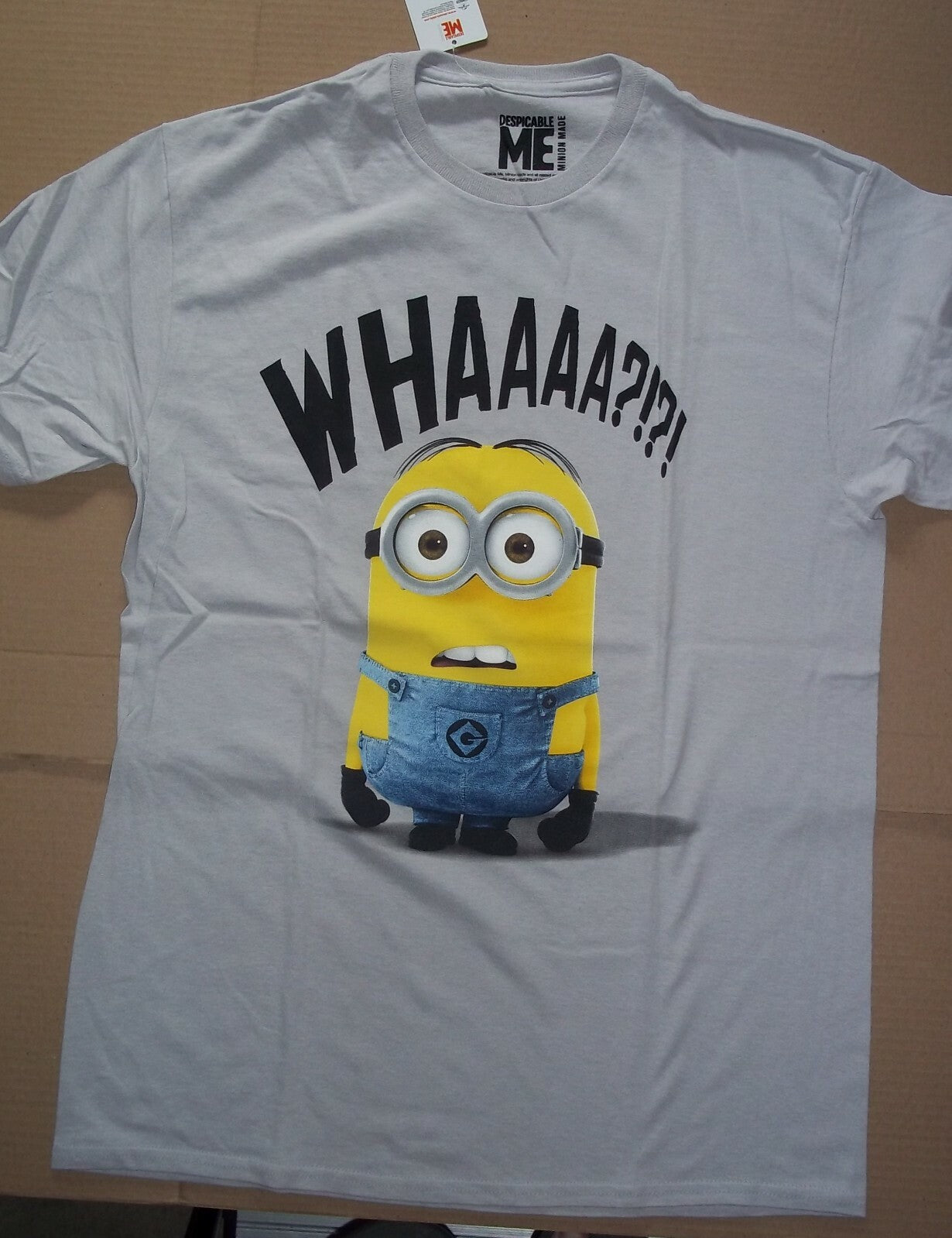 Despicable Me Minions WHAAAAAA?!  Mens Unisex T-Shirt - Available M - 2XL