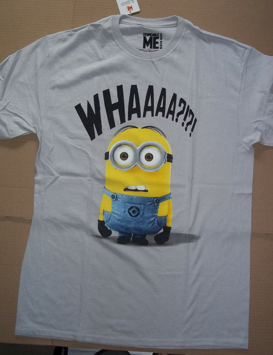 Despicable Me Minions WHAAAAAA?!  Mens Unisex T-Shirt - Available M - 2XL