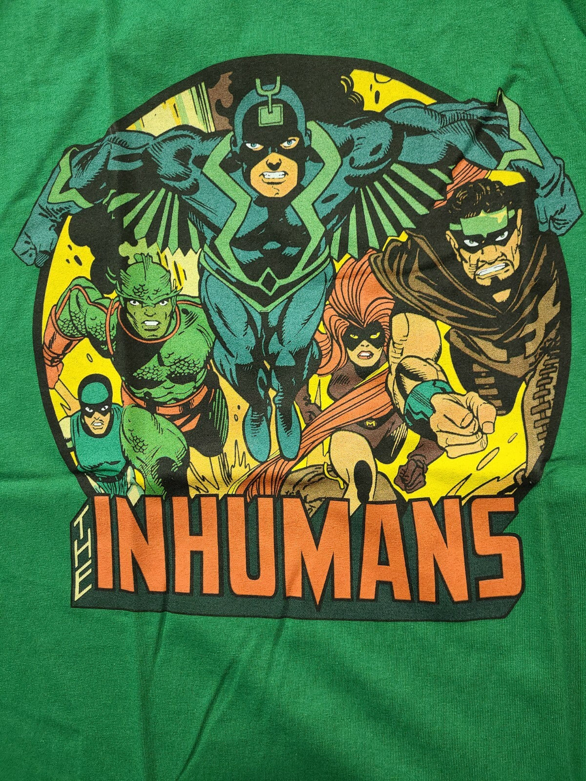 Marvel,  Inhumans #8 (Gil Kane Art) Mens Unisex T-Shirt -Available Sm to 2x -new