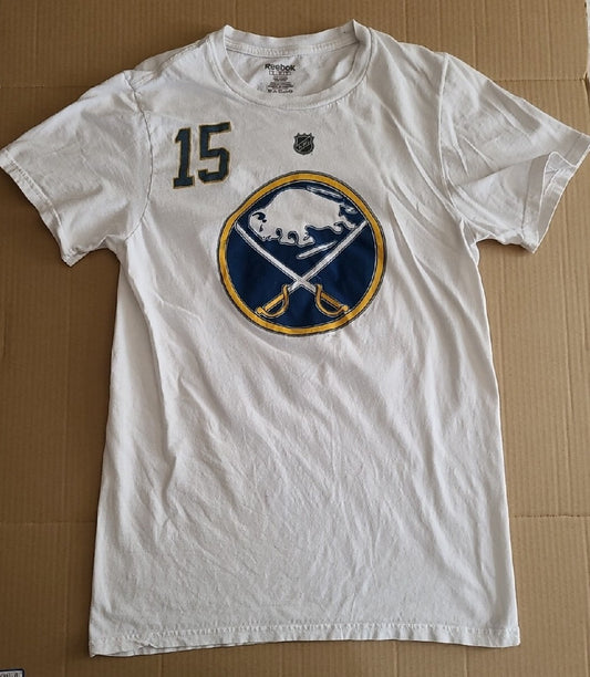 NHL Buffalo Sabres Reebok #15 Jack Eichel Men Small T-shirt