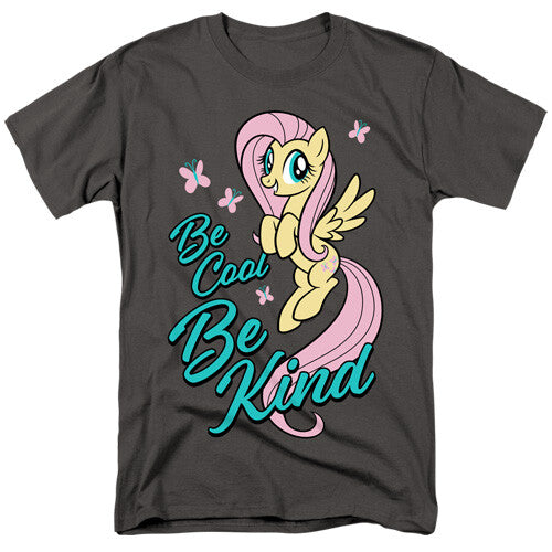 My Little Pony Fluttershy "Be Cool, Be Kind" Mens T-Shirt, Available Sm to 3x   