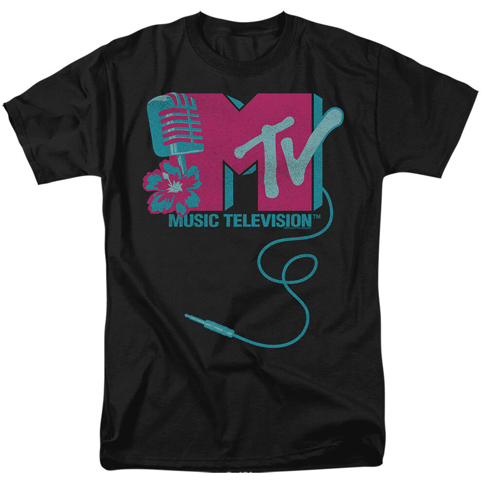 MTV, "Microphone Logo" Mens Unisex T-Shirt -Available sm to 5x -new
