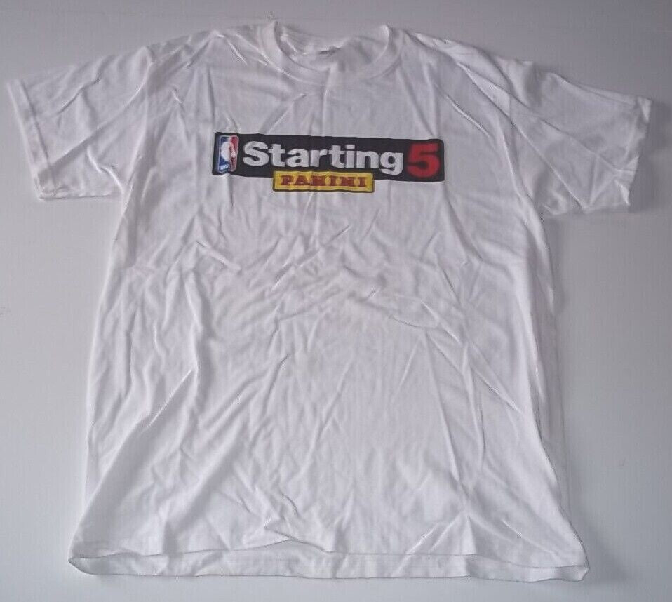 PANINI NBA Starting 5 Large Men's Unisex T-shirt - New