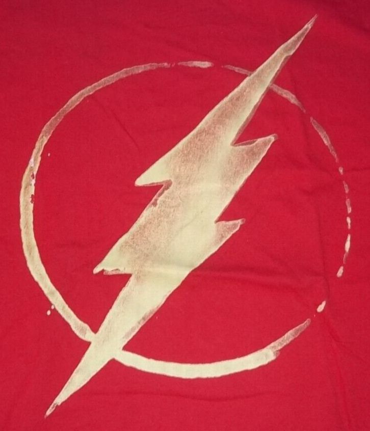 DC Comics FLASH Distressed Logo Adult XL Unisex T-Shirt - New Old  Stock