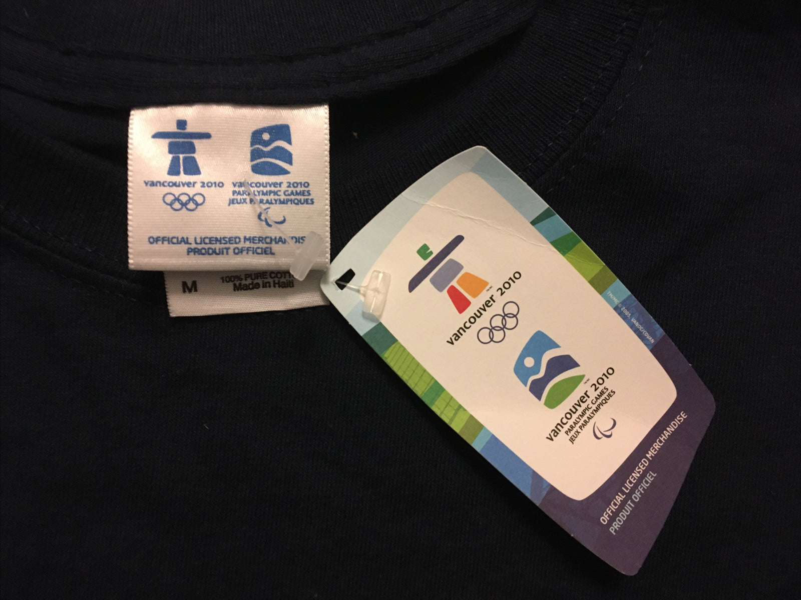 XXI Olympic Winter Games Vancouver 2010 Mens Medium T-Shirt -new old stock
