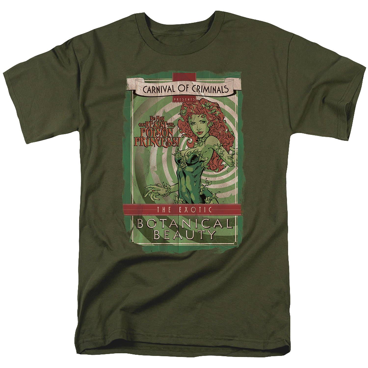 DC Comics Poison Ivy "Carnival of.. Mens Unisex T-Shirt -Available in Sm to 3x
