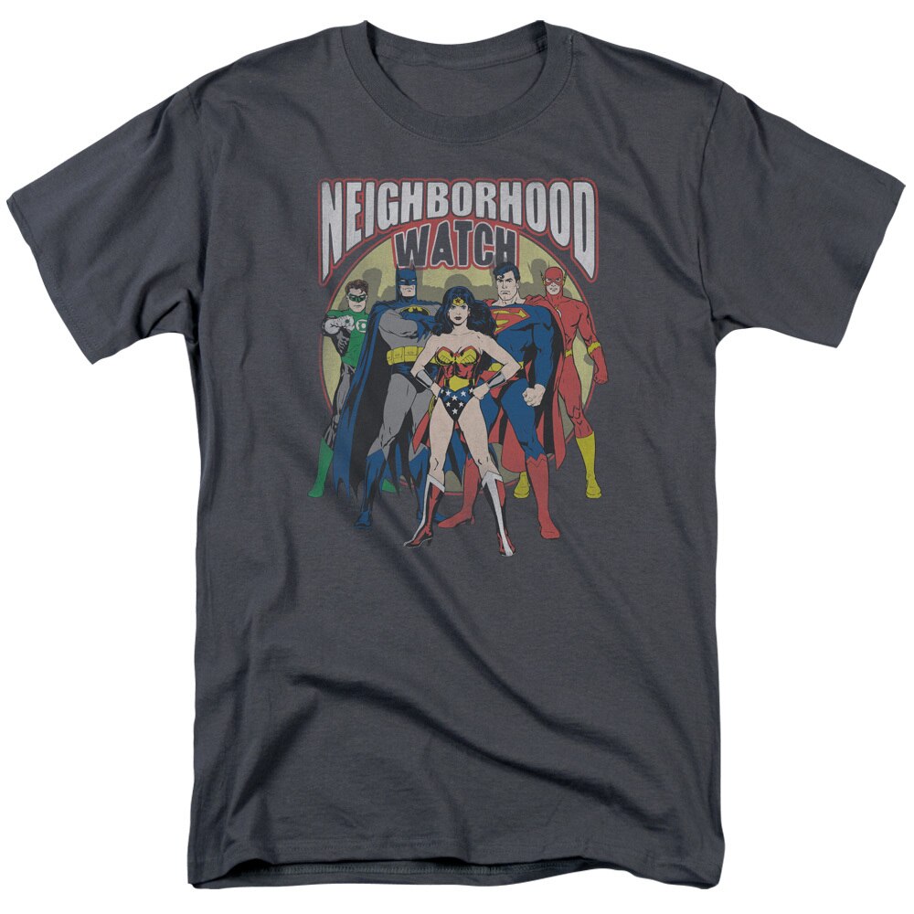 JLA-Neighborhood Watch adult unisex t-shirt