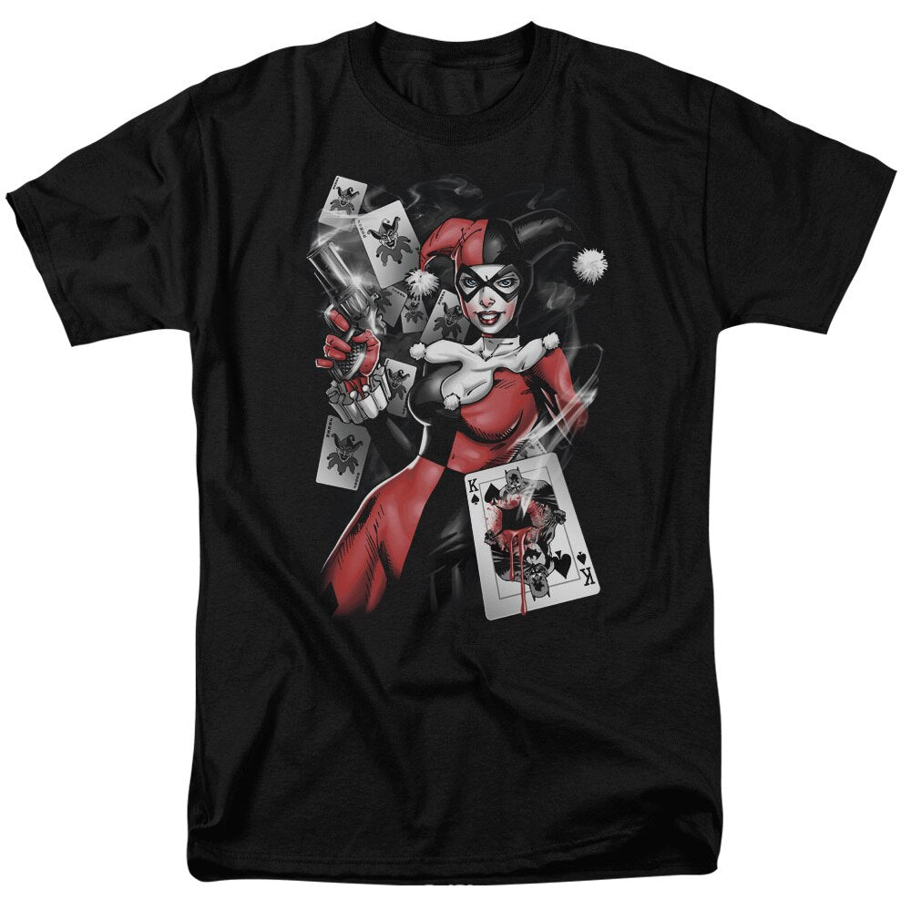Harley Quinn-Smoking Gun adult unisex t-shirt