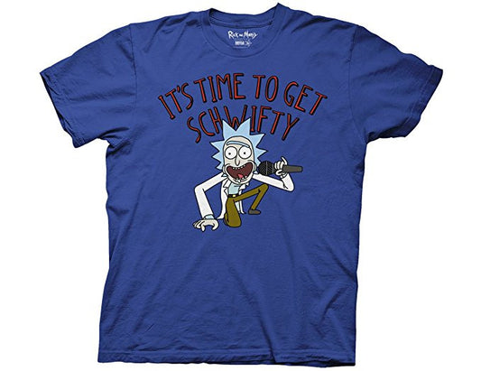 Rick and Morty -It's time to get schwirty
100% Cotton High Quality Pre Shrunk Machine Washable T Shirt