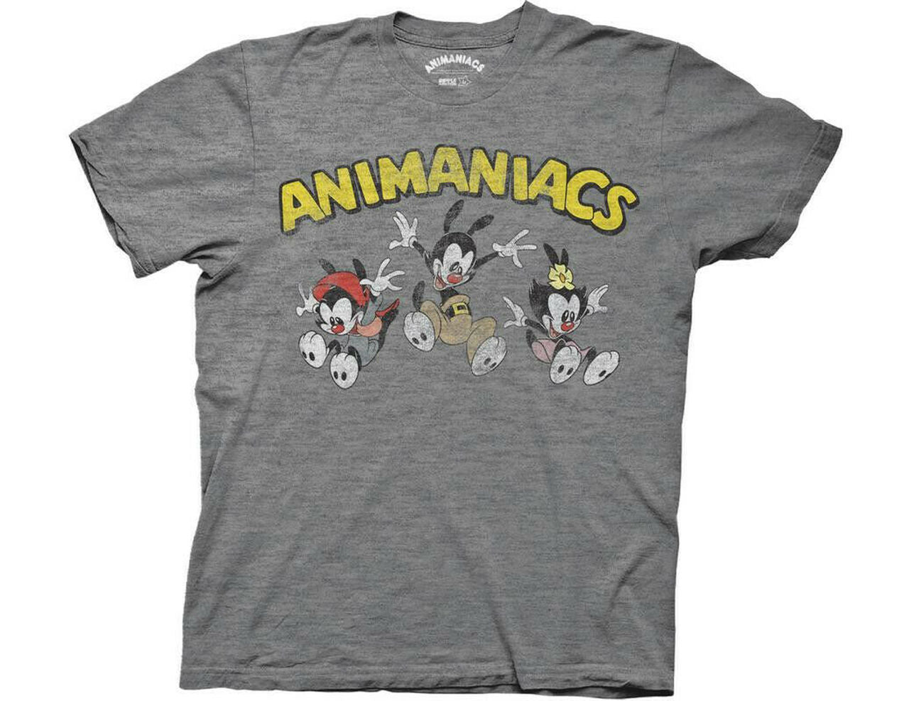ANIMANIACS "JUMPING GROUP WITH LOGO" Mens Unisex T-shirt -Available Sm to 2x