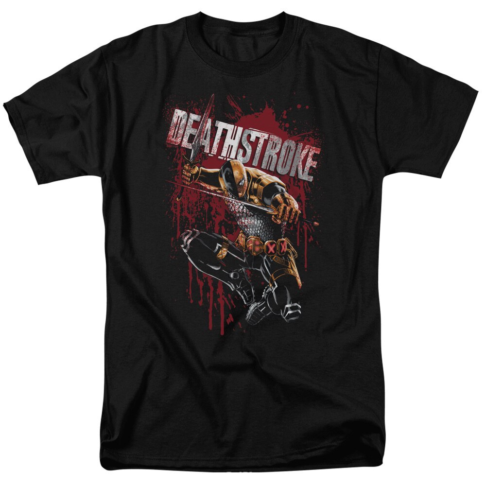 Deathstroke-Blood splattered adult unisex t-shirt