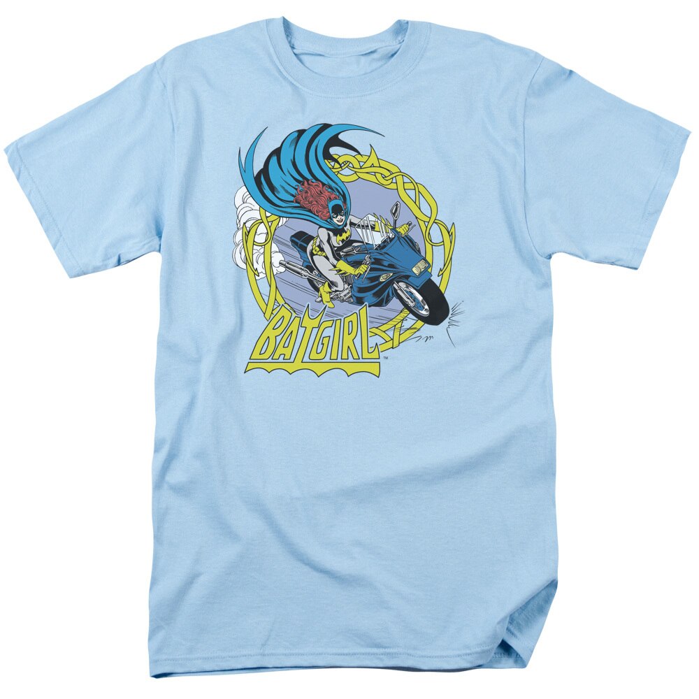 Batgirl motorcycle adult unisex t-shirt