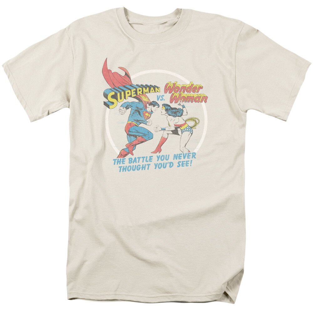 Superman-Battle of the sexes adult unisex t-shirt