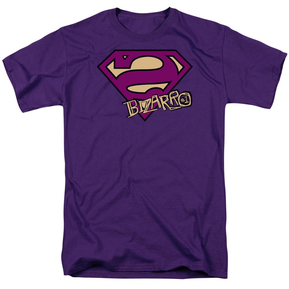 Superman-Bizarro Shield adult unisex t-shirt