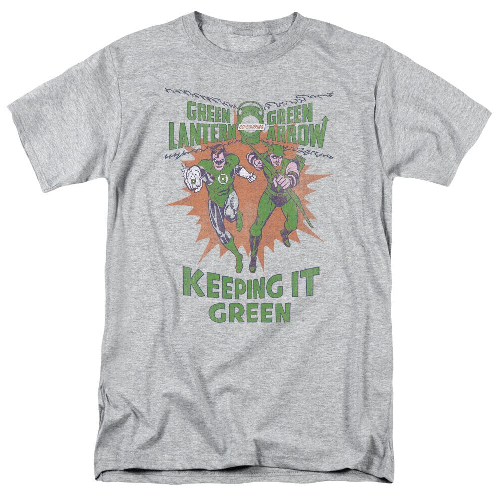 Green Lantern-Keeping it green adult unisex t-shirt