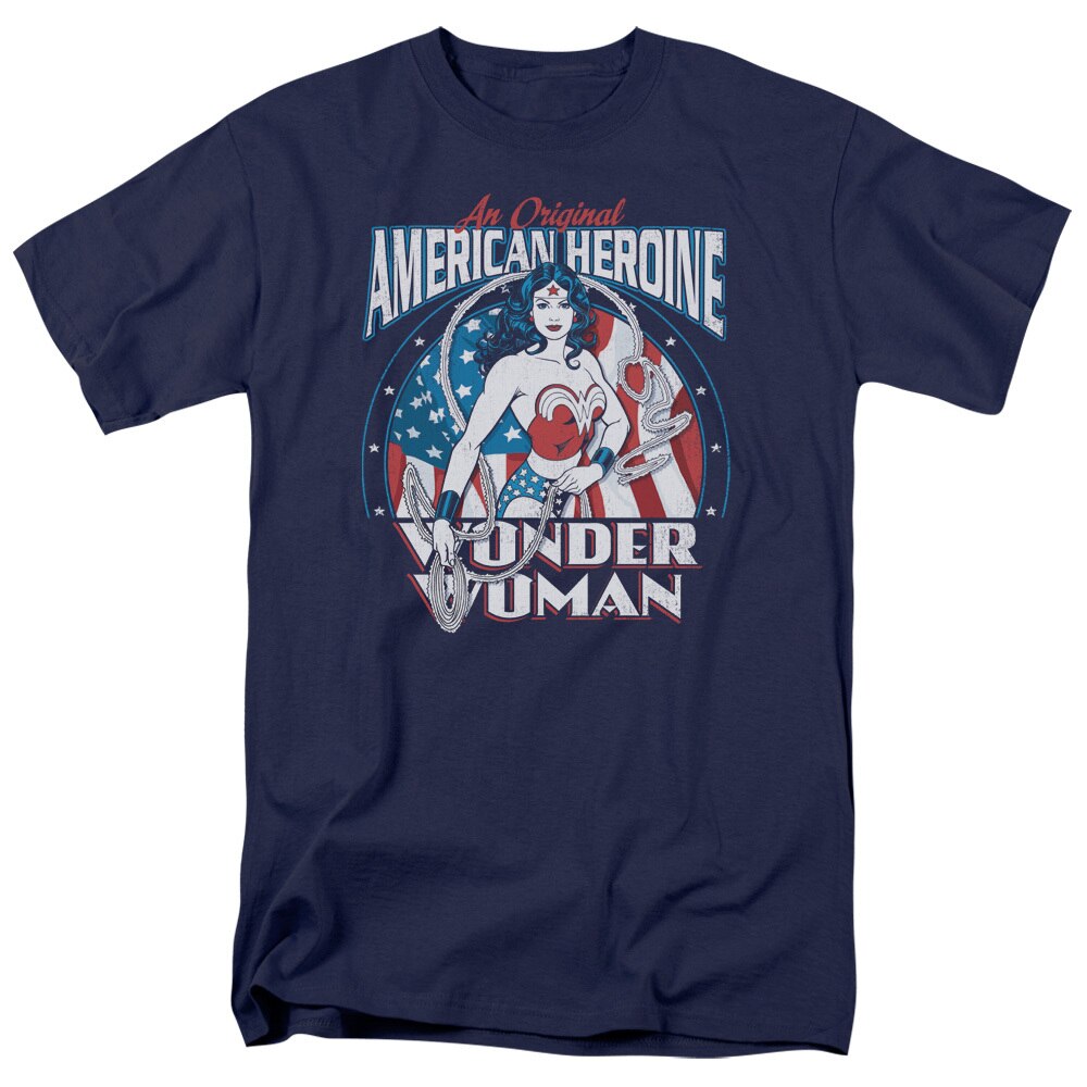 Wonder Woman-American Heroine adult unisex t-shirt