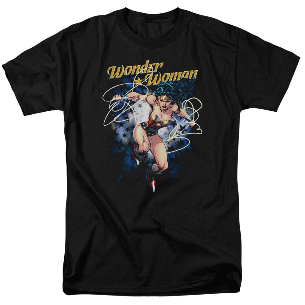 Wonder Woman-Starburst adult unisex t-shirt