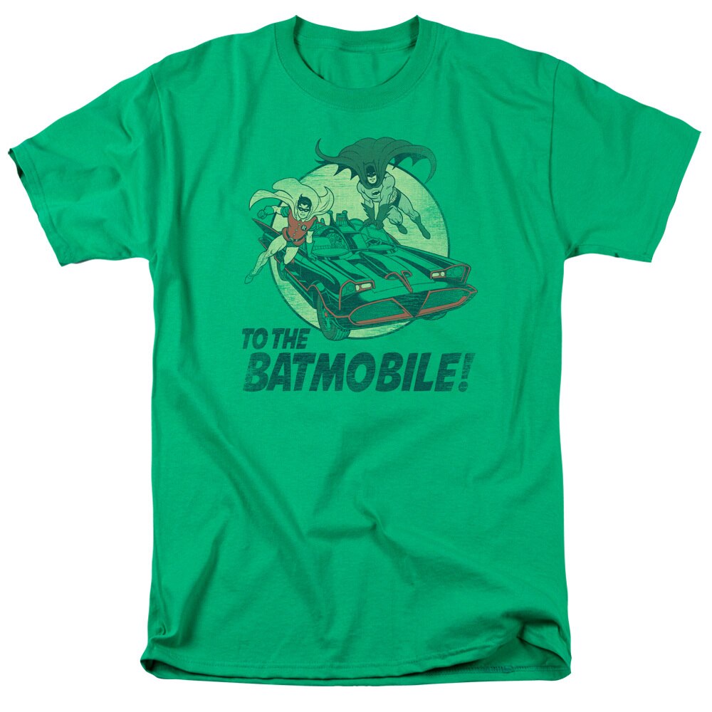 Batman-To the batmobile adult unisex t-shirt