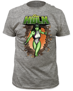Incredible Hulk - She Hulk Bricks adult unisex t-shirt