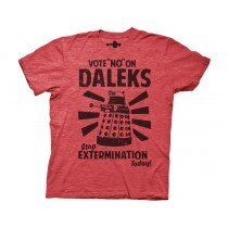 Dr. Who Vote No On Daleks adult unisex t-shirt