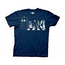 Dr. Who Detailed Street Crossing  adult unisex t-shirt