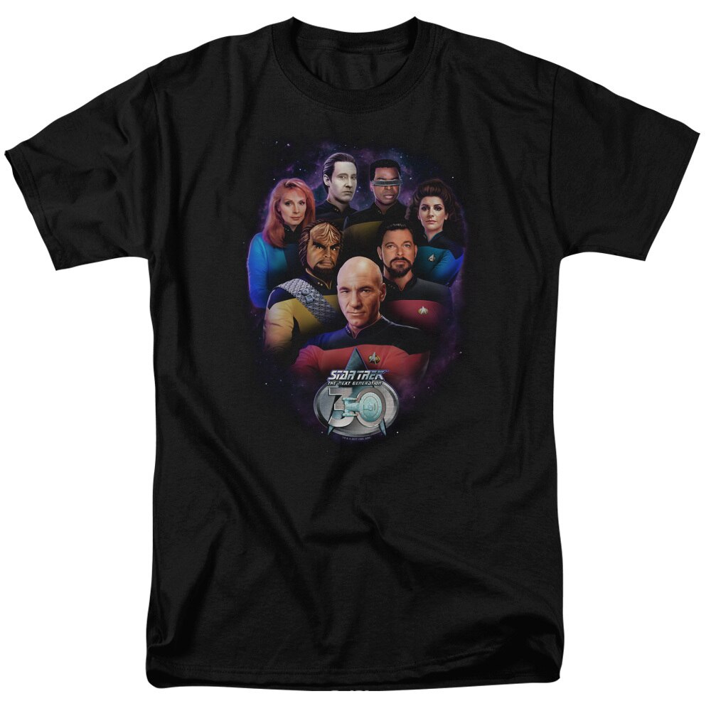 Star Trek Crew 30  adult unisex t-shirt