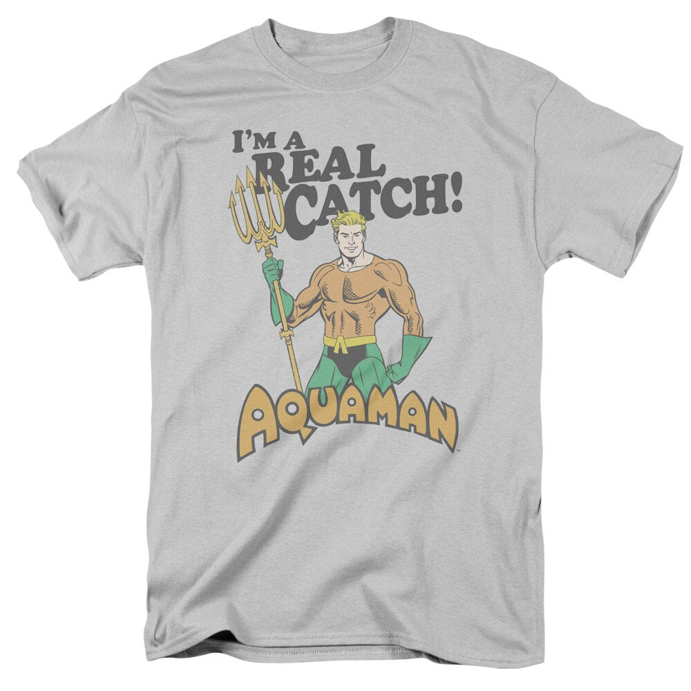 Aquaman Real Catch  adult unisex t-shirt