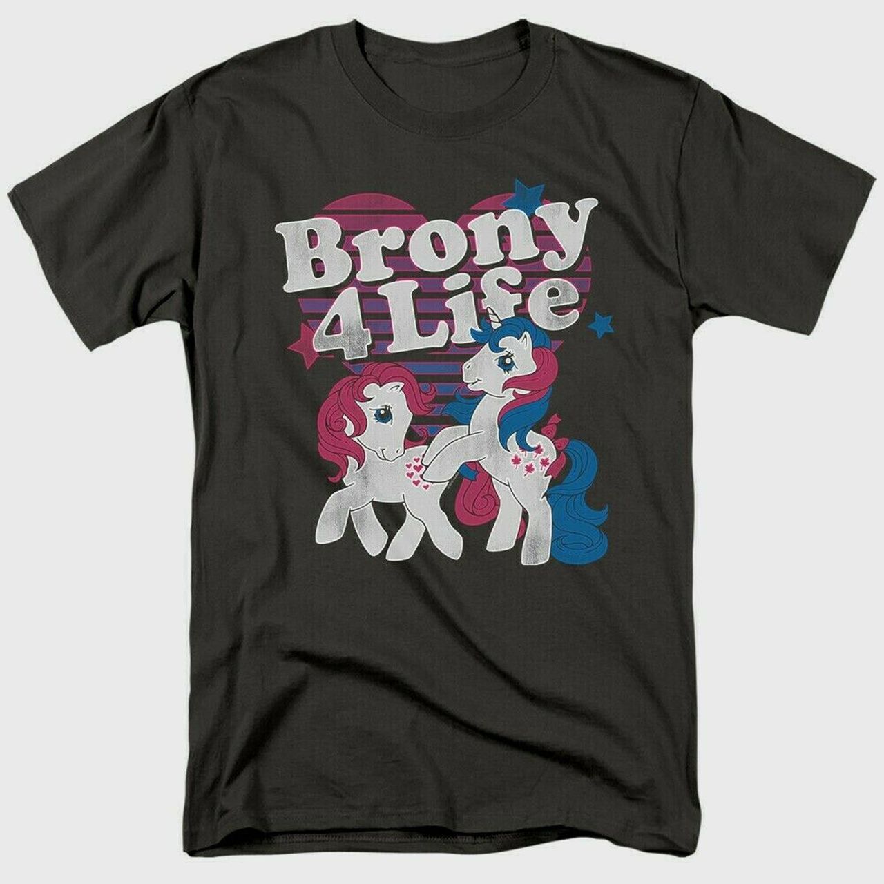 My Little Pony "Brony 4 Life" Mens Unisex T-Shirt Available Sm to 3x