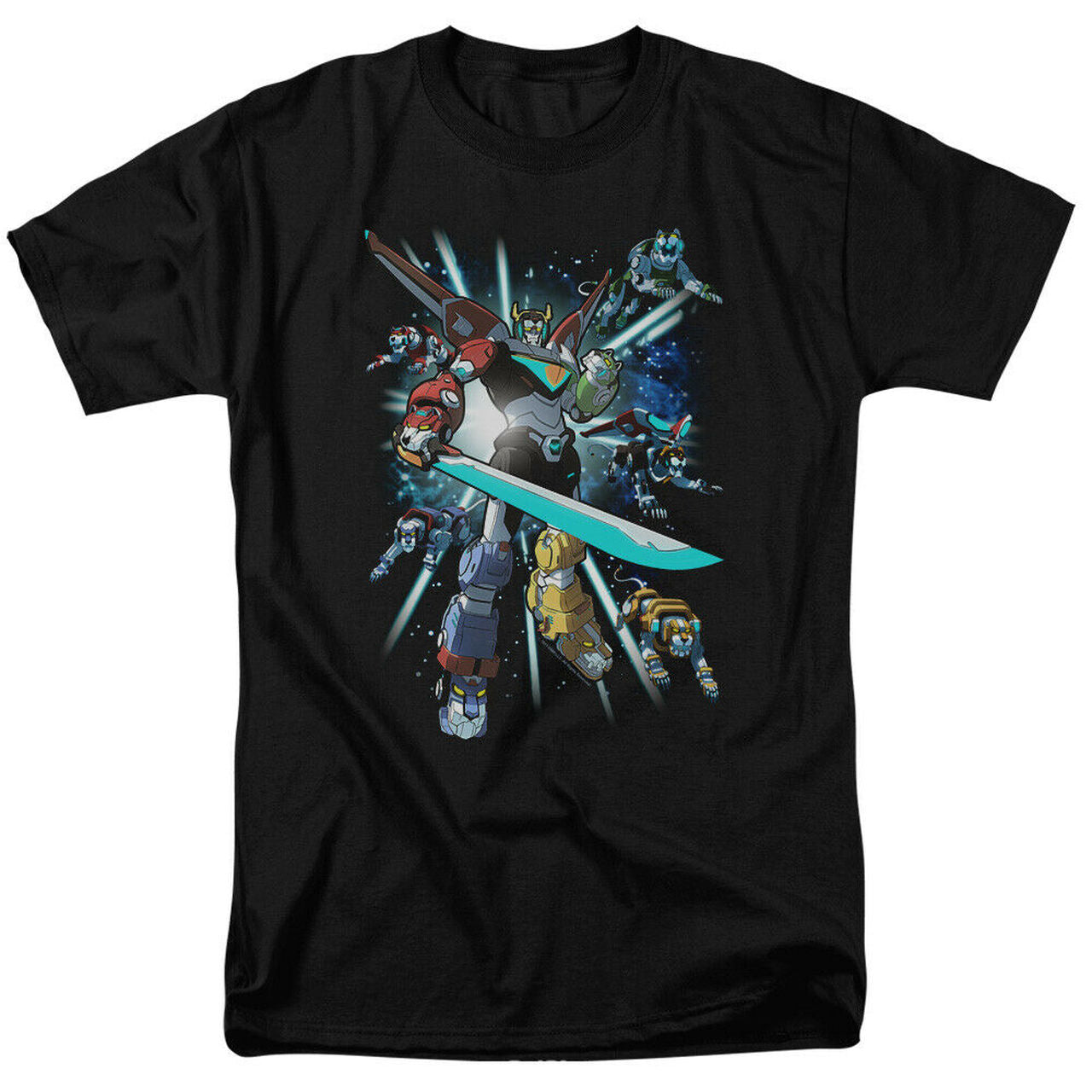 Voltron Legendary Defenders "Lion's Share" Mens Adult Unisex T-Shirt -Sm to xL