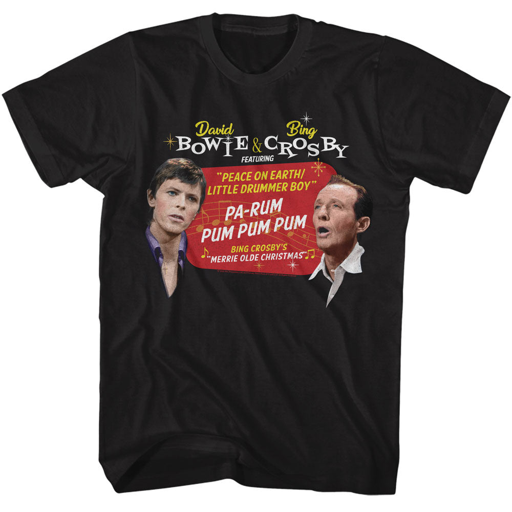 Bing Crosby and Bing Crosby PA-Rum Pum Pum Pum Adult/Unisex Tshirt Size S-2X
100% Cotton High Quality Pre Shrunk Machine Washable Tshirt