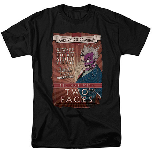 Batman 2 Faces Tshirt Available Small-3X
100% Cotton High Quality Pre Shrunk Machine Washable T Shirt