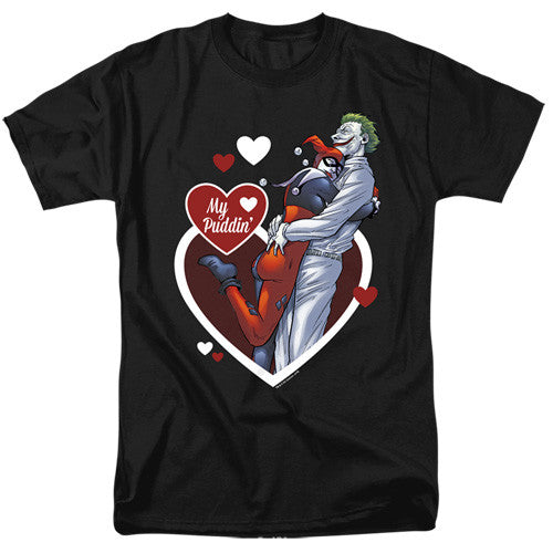 Batman Harley Quinn "My Puddin" Men's Tshirt Available Size Small-3X
100% Cotton High Quality Pre Shrunk Machine Washable T Shirt