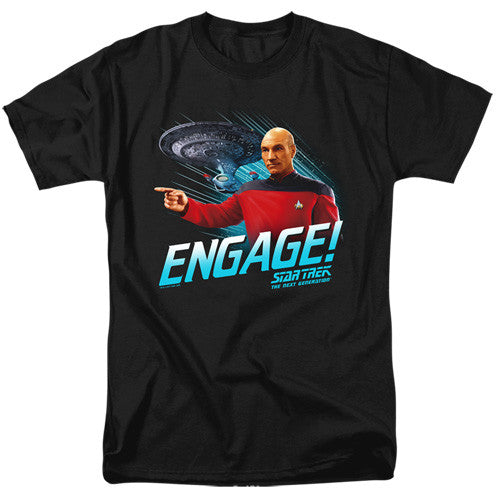 Star Trek TNG Engage Adult/Unisex Tshirt Size S-2X
100% Cotton High Quality Pre Shrunk Machine Washable Tshirt