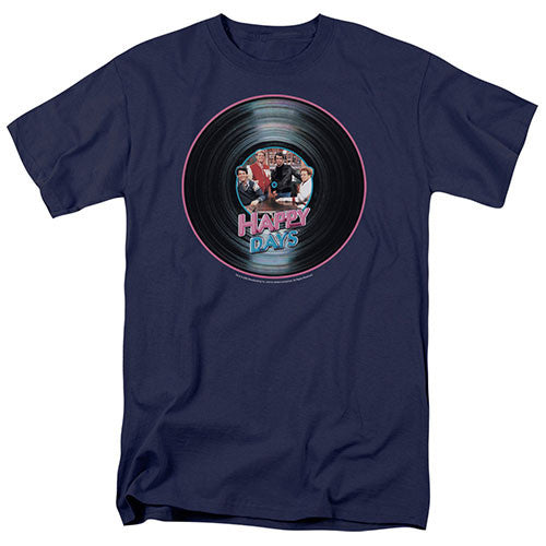 Happy Days TV Show On the Record Adult/Unisex Tshirt Size S-2X
100% Cotton High Quality Pre Shrunk Machine Washable Tshirt