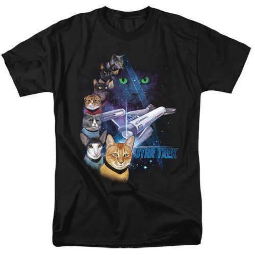 Star Trek-Feline Galaxy Adult Unisex Tshirt Size S-2X
100% Cotton High Quality Pre Shrunk Machine Washable T Shirt