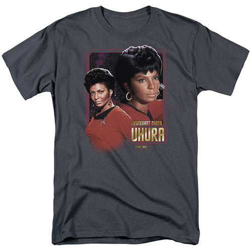 Star Trek Lieutenant Uhura Adult/Unisex Tshirt Size S-2X
100% Cotton High Quality Pre Shrunk Machine Washable Tshirt