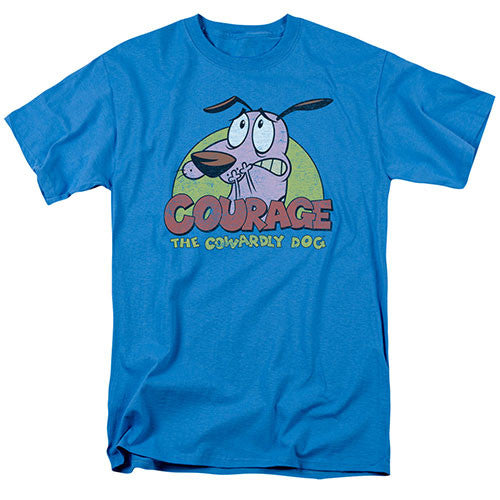 Couage ther Cowardly Dog-Colorful Courage Adult Unisex Tshirt Size S-2X
100% Cotton High Quality Pre Shrunk Machine Washable T Shirt