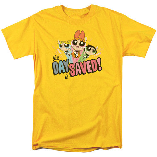 Powerpuff Girls-The Day is Saved Adult Unisex Tshirt Size S-2X