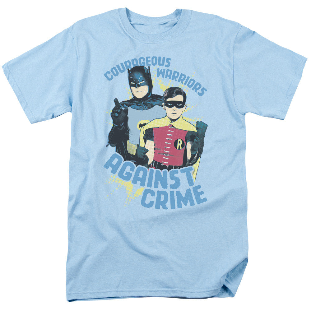 Batman-Courageous Warriors
100% cotton high quality pre shrunk machine washable t-shirt