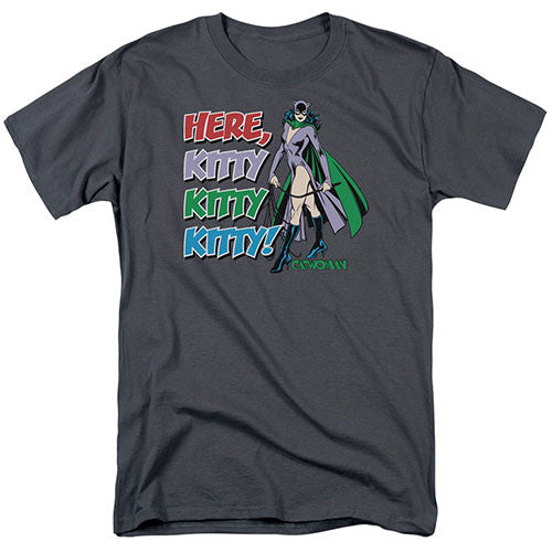 DC Comics Catwoman Here, Kitty Adult/Unisex Tshirt Size S-2X
100% Cotton High Quality Pre Shrunk Machine Washable Tshirt