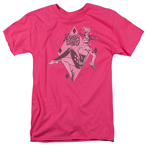 DC Comics Harley Quinn Adult/Unisex Tshirt Size S-2X  Hot Pink
100% Cotton High Quality Pre Shrunk Machine Washable Tshirt