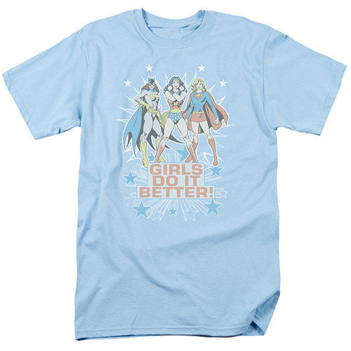 DC Comics JLA  Star of Paradise Island (Girls do it Better!) Adult/Unisex Tshirt Size S-2X
100% Cotton High Quality Pre Shrunk Machine Washable Tshirt
