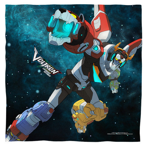 Voltron-Defender of the Universe bandana
100% polyester light weight ultra-soft feel size 22x22