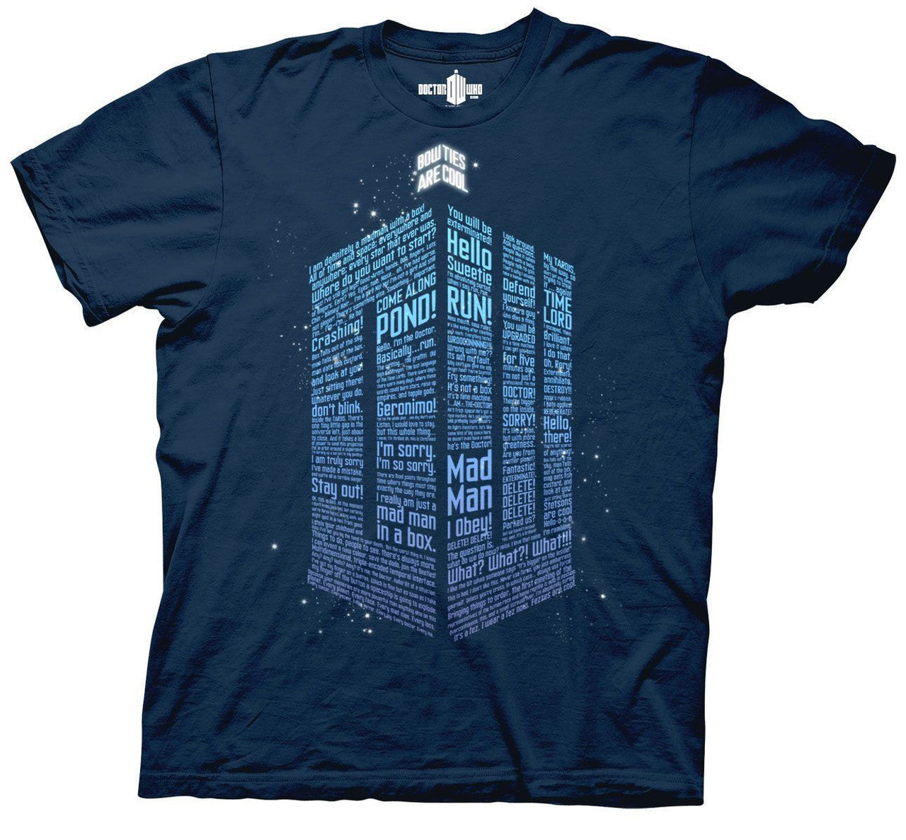 Dr Who Logo of Words Adult/Unisex Tshirt Size S-3X
100% cotton high quality pre shrunk machine washable t-shirt